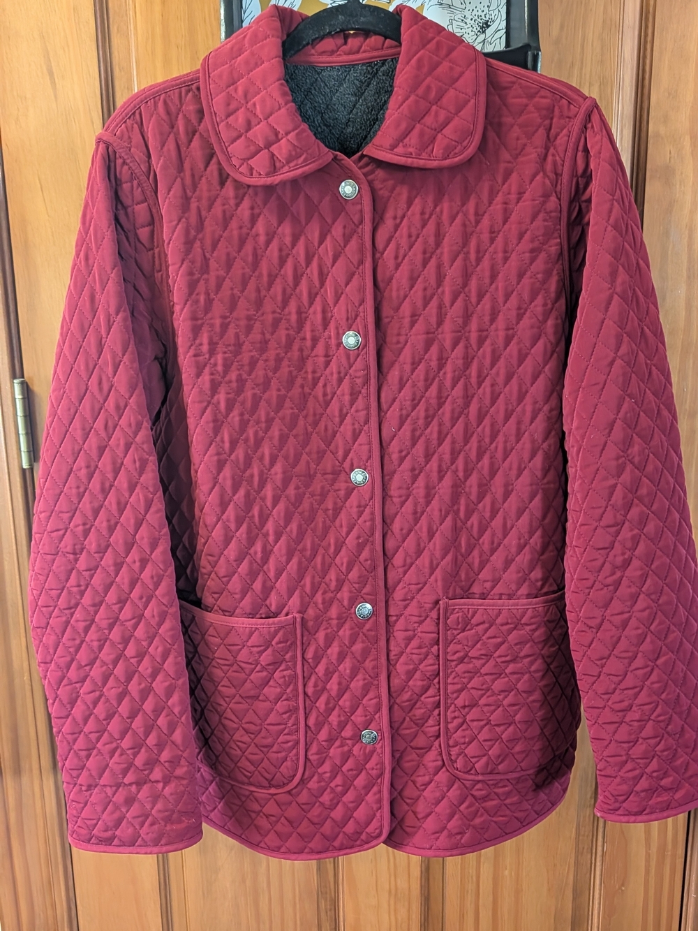 Cole B Quilted Burgundy Women's Jacket